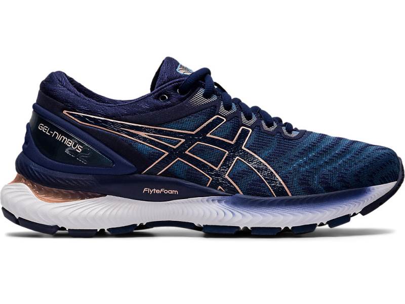 Dámské Běžecké Boty Asics GEL-NIMBUS 22 Tmavě Blankyt 40185OCAL